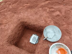 Grundstein Haus Elisabeth